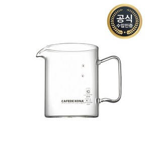 카페드코나 비커형 커피 핸드 드립 서버 내열유리 눈금 커피서버, 600ML/ ck5465, 1개