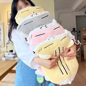 파밍랜드 대형 햄스터 인형 쿠션 [안고자는 햄찌 캐릭터 애착 동물 수면 바디필로우], 그레이 L (45cm), 그레이 L (45cm)