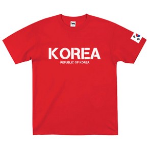 2023년 NEW 남녀공용 코리아 면 반팔 티셔츠 4종 KOREA