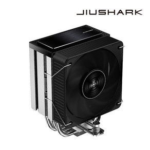 JIUSHARK JF100RS Cystal 블랙 CPU공랭쿨러, 단품, 1개