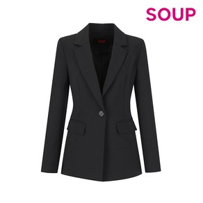 [SOUP] SOUP 원버튼 테일러드 싱글 재킷 (SY9JK90)