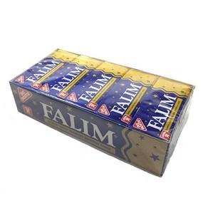 Falim Sugaless Plain Gum Mastic (20 Pack (100 Pieces)) 팔림 무설탕 플레인 껌 매스틱 (20팩 (100개)), 1개, 45.36g