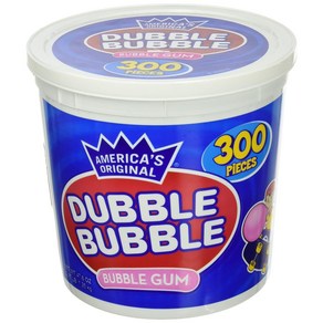 더블 버블 풍선껌 300 피스/Dubble Bubble, 1.35kg, 1개