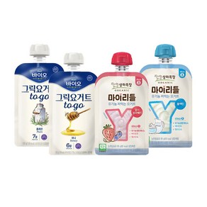 매일바이오 그릭요거트투고120g 플레인3+허니3+마이리틀요거트85g 딸기블루베리3+플레인3/냉장무배, 120g