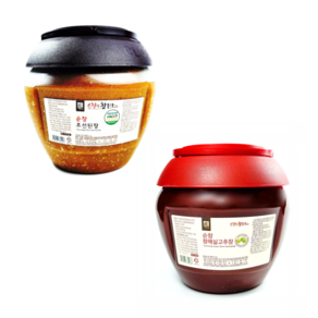 기픈샘 순창 조선된장 2kg + 순창 매실고추장 2kg (세트), 4kg, 1개