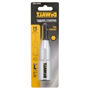 DeWALT 13mm 롱비트소켓 강화샹크 강한내구성 넛드라이버 에어임팩 개러지, 1개