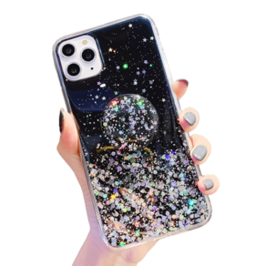 우꾸모 아이폰 16 PLUS PRO MAX 플러스 프로 맥스 펄 반짝이 동글이 스마트 톡 젤리 케이스 iphone 16+ 핸드폰케이스 AC1610