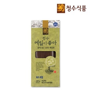 청수 메밀이 좋아 물냉면 280G 5팩 / 10인분 육수포함, 5개