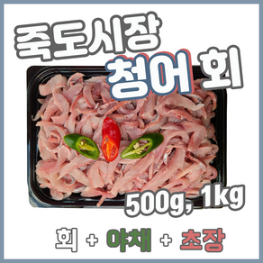 잡은 동해안 청어 회 막회 500g 1kg 죽도시장막회 포항