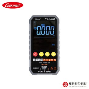 태광전자 멀티미터 테스터기 TK-3400S 전기테스터기 테스트기 다기능계측기 오토측정, 1개