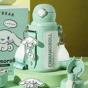 BEDDYBEAR 산리오 시나모롤 베디베어 콜라보 호환 텀블러 드링크백 세트 630ml, 1개