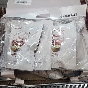 피코크 한우 사골곰탕, 아이스박스포장, 500g, 4개