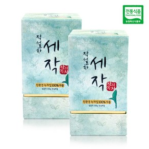 화개농협 하동녹차 왕의녹차 작설차 세작100gx2, 100g, 1세트, 2개