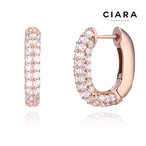 CIARA 14K Bolzano 사가스톤 원터치 귀걸이(GoldPlated)