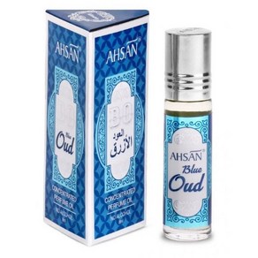 인도 AHSAN BLUE OUD 8ML 아산 블루오드 롤 온 향수 알콜프리 부산역 향수 브랜드 (향수끼리 묶음 배송ok), 1개