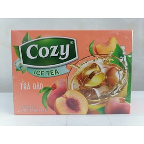 베트남 코지 복숭아 아이스티 홍차 Cozy Peach Ice Tea 18팩x15g, 18개, 270g