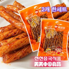 [천천중국식품] 향간세트 향간 라툐 세트 120G*2EA 향라콩고기 세트, 120g, 2개