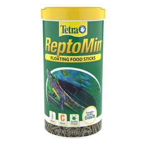 Teta ReptoMin Floating Food Sticks Food fo Aqua Teta ReptoMin 떠다니는 푸드 스틱 수생 거북 영원 개구리용 사료 10, 10.59 Ounce (Pack of 1), 300g, 1개