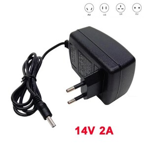 14V2A AC 100V-240V 컨버터 어댑터 DC 14V 2A 2000mA 28W 전원 공급 장치 1.5A 1A 어댑터 EU/US/UK/AU 플러그 5.5mm * 2.1mm-