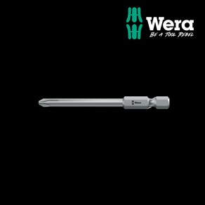 WERA 베라 수공구 851/4 Z bits 십자 비트 낱개 PH2 x 110mm (059780), 1개