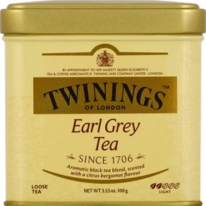 Twining Tea Loose Eal Gey 3.5 oz 트와이닝 티 루즈 얼 그레이 3.5온스, 1개