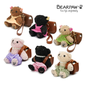 베어파우(BEARPAW) BEAR DOLL 곰인형 키링 에어팟케이스 6종 택1