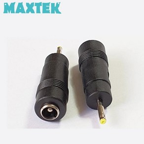 [MAXTEK] DC전원 to DC전원 M/F 변환젠더 입력:외경5.5 / 내경2.1 출력:외경2.5 / 내경0.7 [MT331], 1개