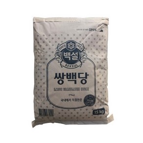 백설 쌍백당, 15kg, 1개