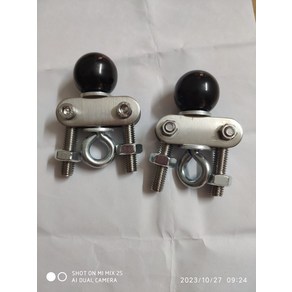 브라켓 텐트 A형폴대 커넥터 타프 천막 캐노피 알루미늄 3발 지지대, 1개