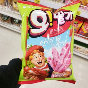 오리온 오딸기 과자 봄 한정판, 1개, 97g