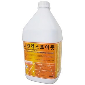 킴엔에스 그린러스트아웃 3.75L 녹물 제거제 백화 세제 세척, 1개