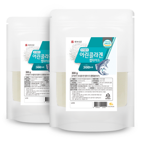 저분자 어린 콜라겐 펩타이드 300g HACCP 인증제품, 2개