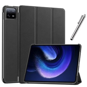 샤오미 미패드6/미패드6 PRO 프로 북커버 케이스 케이스나라 Xiaomi Mi Pad6, 블랙