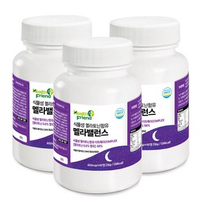 헬스프랜드 식물성 멜라토닌 1정당 2mg 함유 멜라밸런스 식약청 HACCP 인증