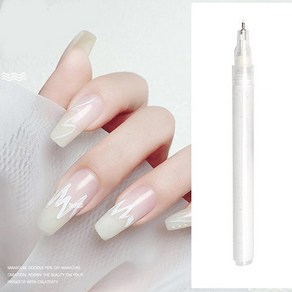 화이트 네일드로잉펜, 1개