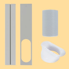 이동식에어컨 자바라 배기호스 창문칸막이 가림막(단품), 1번 배기자바라, 1개
