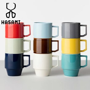 마루히로 하사미 일본 머그컵 시즌01 블럭 빅 머그잔 300ml, 1개, 네이비[MUG-NV]