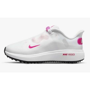 나이키 리텍트 화이트핑크 골프화 남녀공용 Nike React Ace Tou FlyEase White Pink Golf Shoes