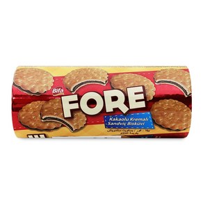 비파 폴 FORE 샌드위치 비스킷 코코아 크림맛 160g 수입과자