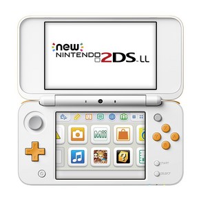 Nintendo New 닌텐도 2DS LL 【화이트×오렌지】