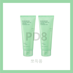 라운드어라운드 컴포트 그린티 약산성 클렌징폼 150ml+150ml, 1세트, 300ml