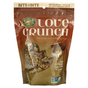 Natues Path Love Cunch 다크 초콜릿 시나몬 & 캐슈너트 325g(11.5oz) 2팩, 325g, 1개