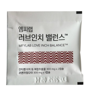 엠피랩 러브인치 밸런스 잔티젠 다이어트 (300mg x 3캡슐 ) x 3포입 4BOX 1일 총 섭취량 3캡슐 12일분 푸닉산+후코잔틴 300mg 체지방 감소