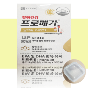 종근당건강 프로메가 알티지 오메가3 430mg x 30캡슐(2개 이상 주문시 사은품 증정), 6개, 30정