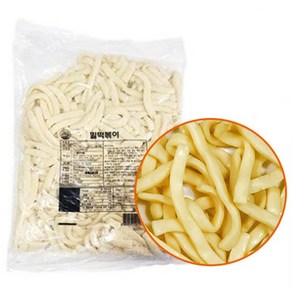 광진 후루룩떡 날씬이 납작떡 밀떡볶이 떡사리 업소용 쫄깃한 냉동식품 2kg, 1개