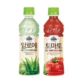 가야농장 340ML 알로에 12+토마토 12