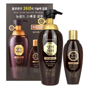 댕기머리 뉴골드 스페셜 샴푸 500ml + 145ml 기획세트 화장품 겨울 여자 코스메틱, 1개