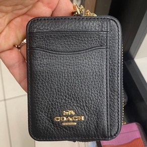 코치 미국 오리지날 지퍼 카드 케이스 Zip Card Case [미국LA직배송]