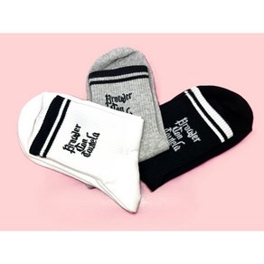 [대박세일]애플핑크 NC엑스코점/레터링 장목 양말 3SET/APST-U104-GSH