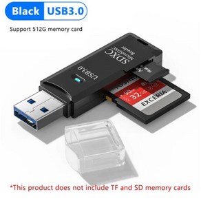 USB 3.0 카드 리더 마이크로 SD 카드 리더 USB 어댑터 고속 카드 리더 TF 메모리 카드 PC 노트북 액세